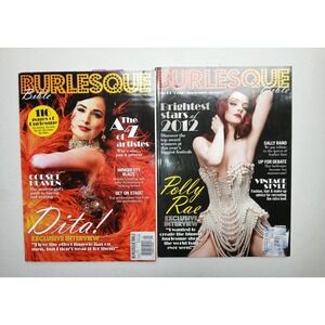 Burlesque Bible Magazine U.k. Lot Of‎ 2